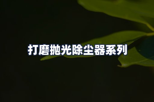 打磨抛光除尘器系列